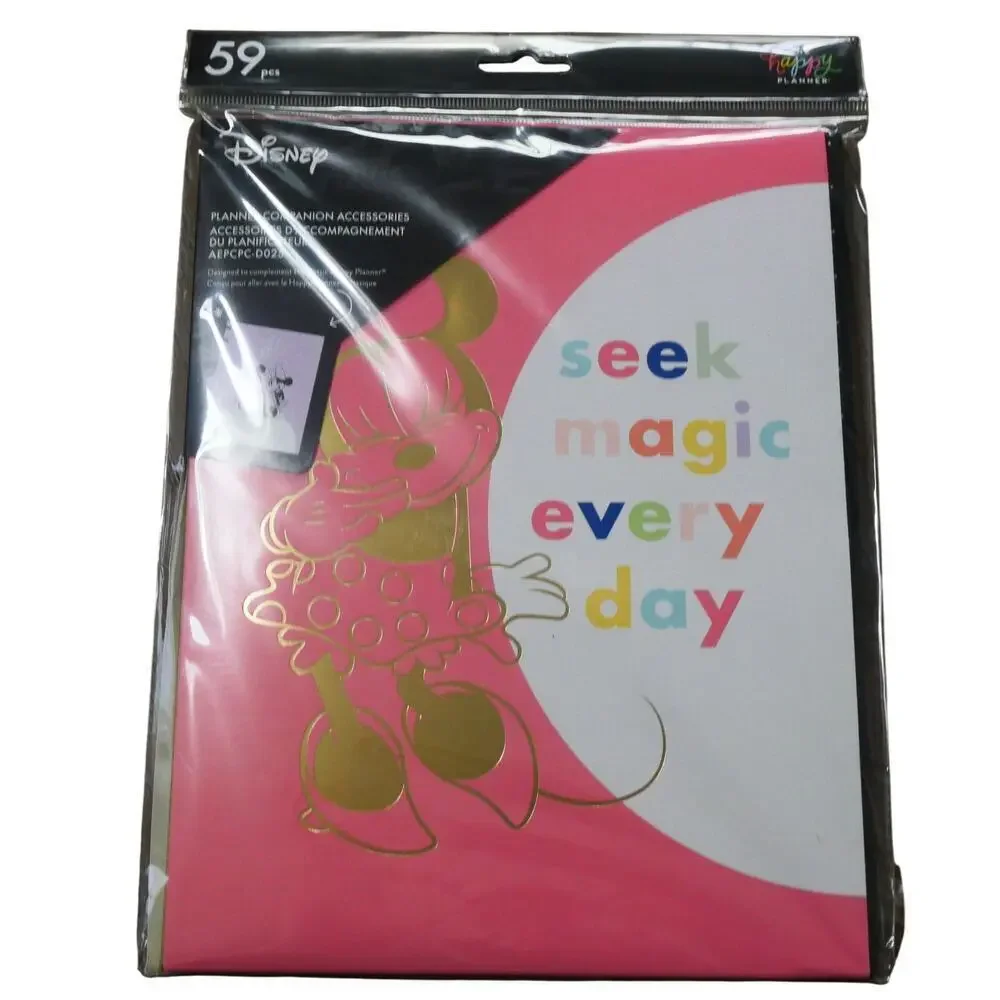 NEW Happy Planner Disney Minnie Mouse Classic Planner Companion Folders Papers
